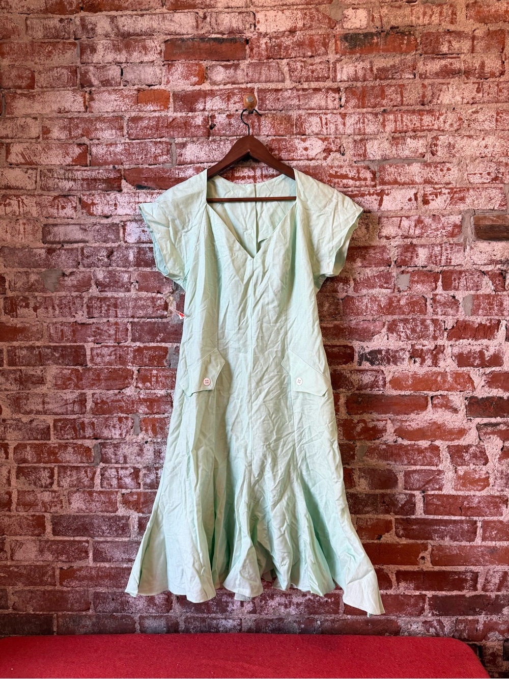 Vintage mint green dress